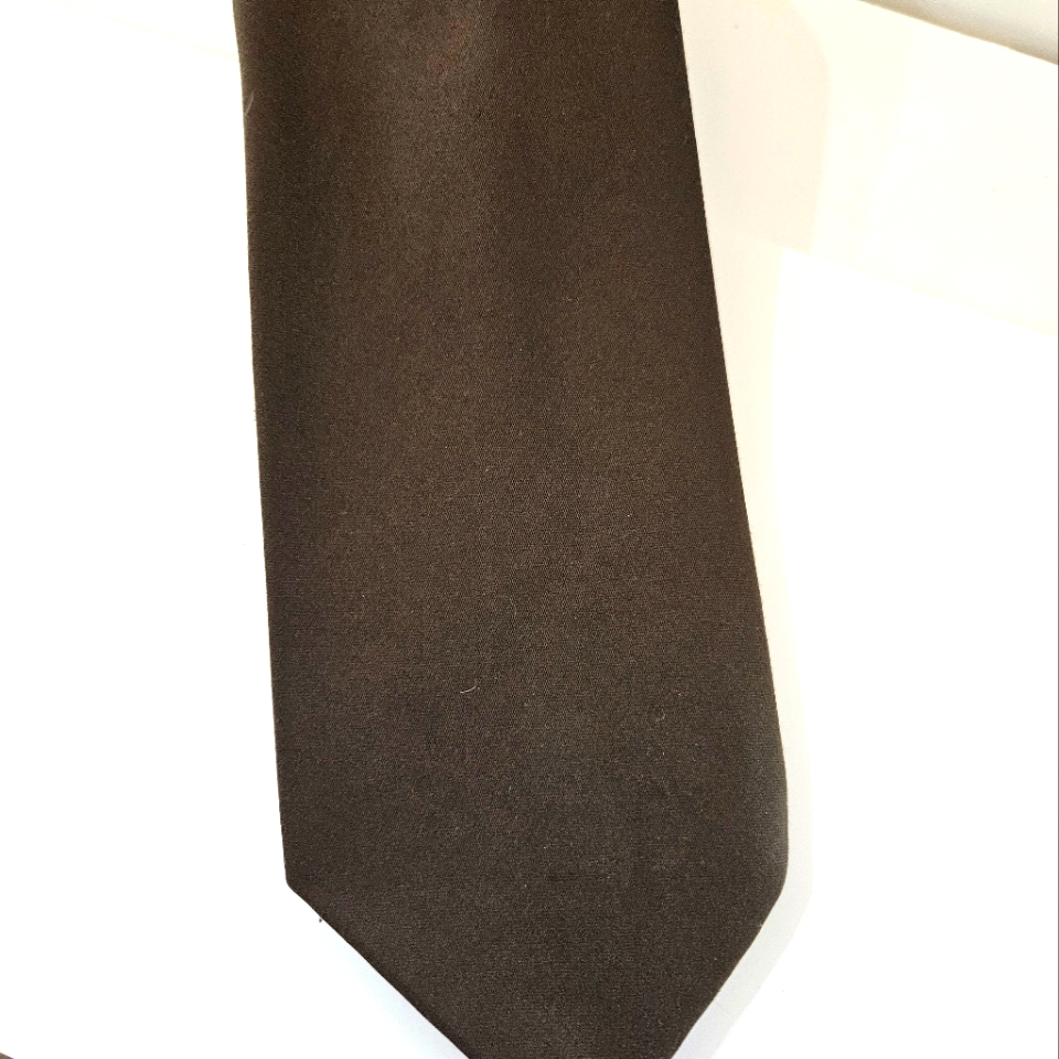 Men's Solid Brown Tie